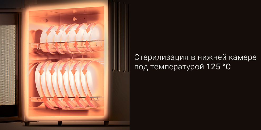 Дезинфекционный шкаф Xiaomi Viomi Disinfection Cabinet Vertical 100L (RDT100B-1)